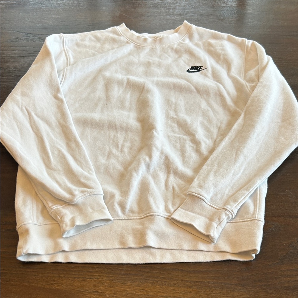 Nike Men's White Crewneck